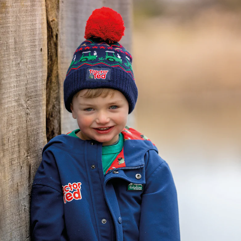 Tractor Ted Fair Isle Bobble Hat-1